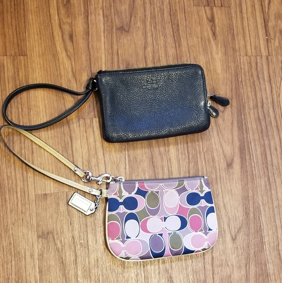 2 Coach wristlets (duo deal)